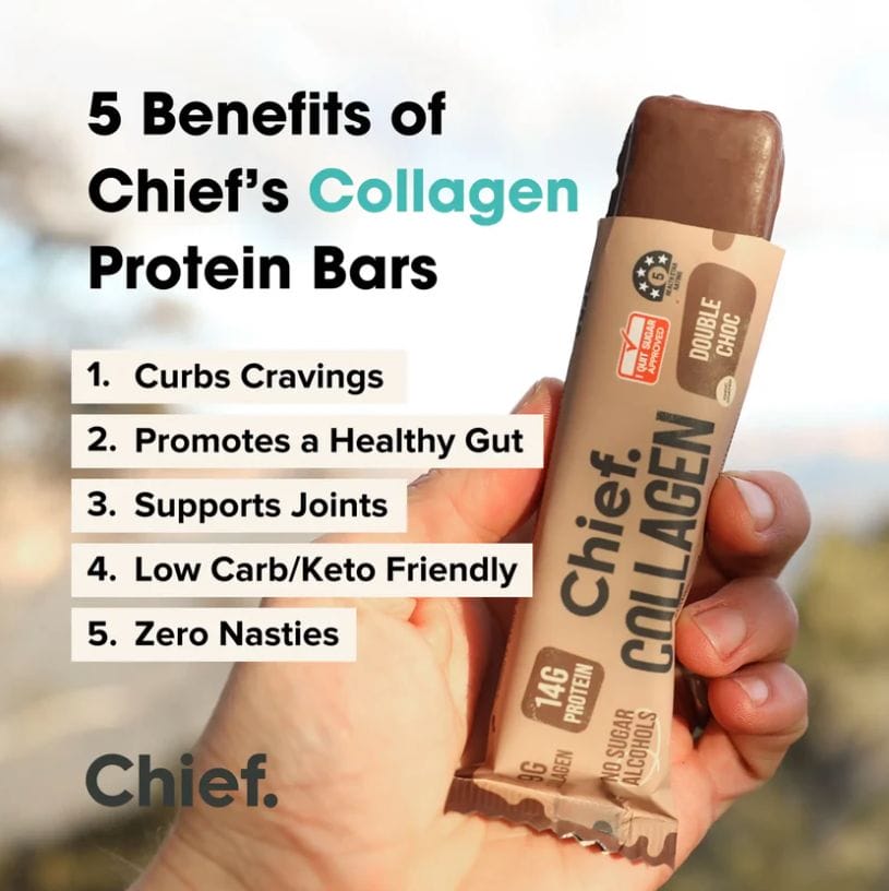 Chief Collagen Protein Bars
